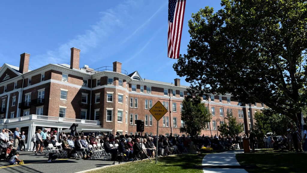 Hundreds turned out for the Gold Star Families Event in Lenox, Sept. 20, 2025. Photo: Patrick White