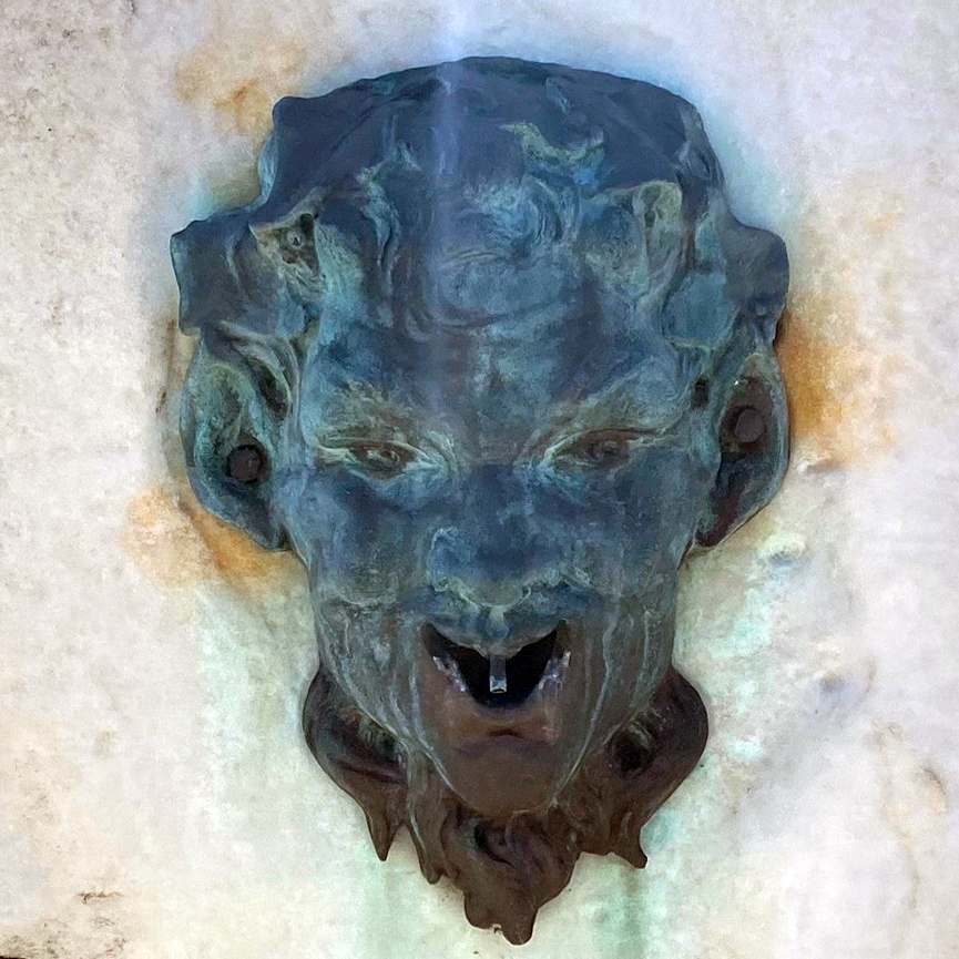 The satyr at the Horse Trough.